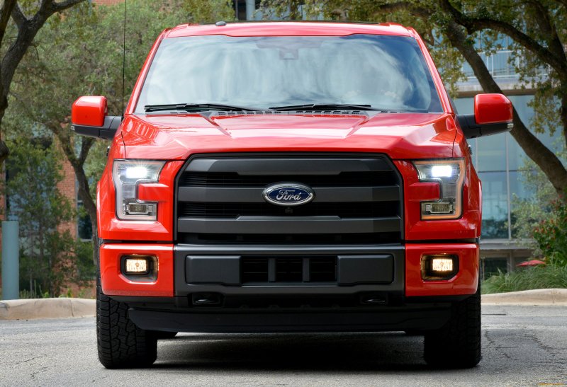 Ford f 150 красный
