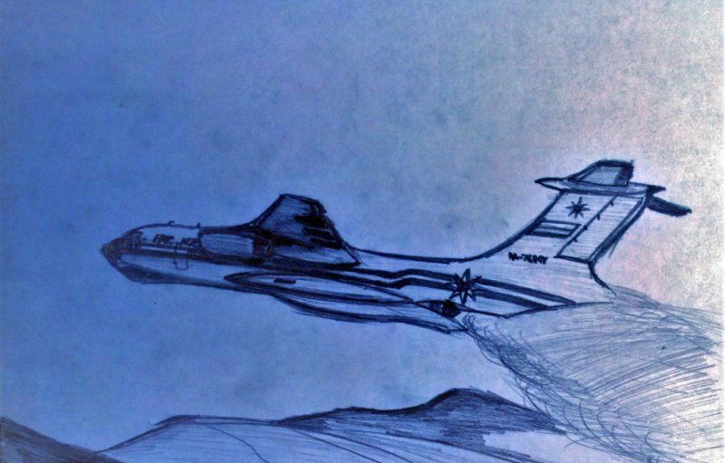 Барельеф ил-76