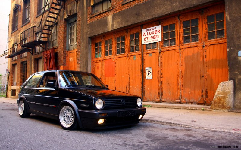 Volkswagen Golf 2 черный