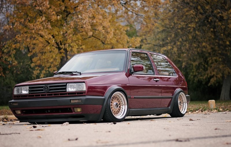 Volkswagen Golf mk2 стэнс
