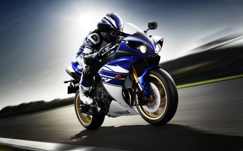 Yamaha YZF r1 зелёный