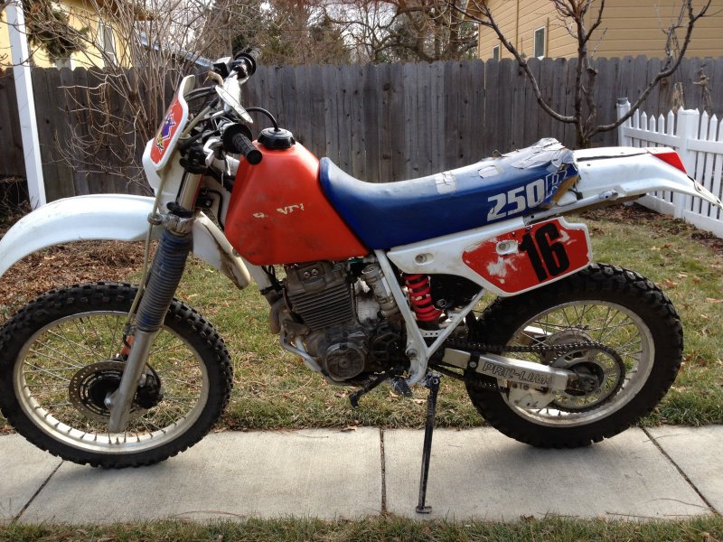 Honda xr250r 1995
