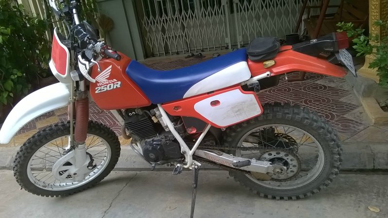 Honda xr250 с кикстартером