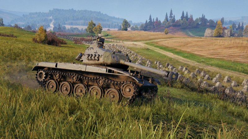 Танк м 41 90 мм