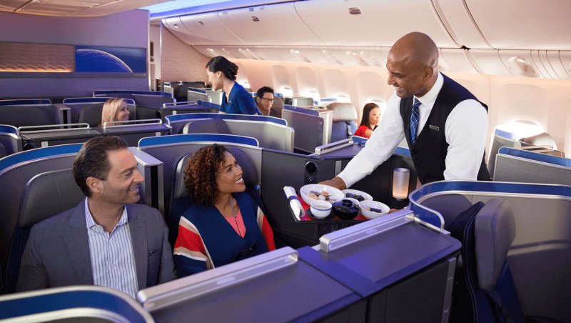 United Polaris Business class