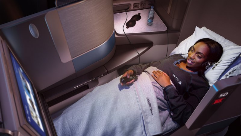United Polaris Business class