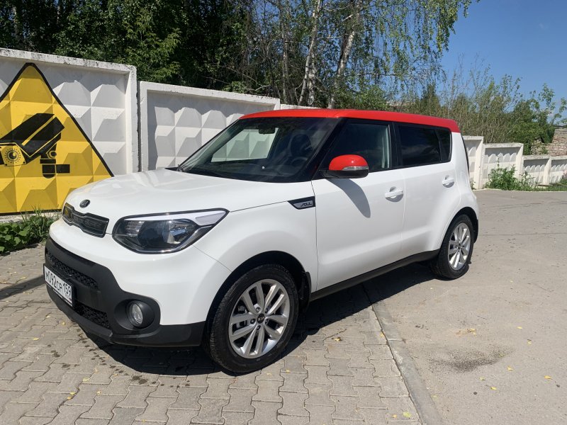 Kia Soul 2019 белая