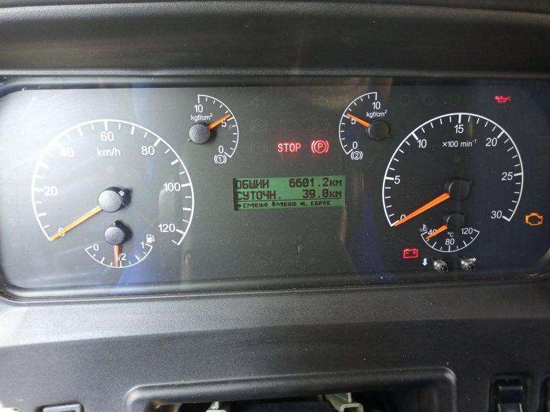Приборная панель КАМАЗ 65117