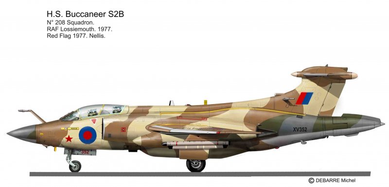 Модель Airfix 06021 Blackburn Buccaneer s.2c