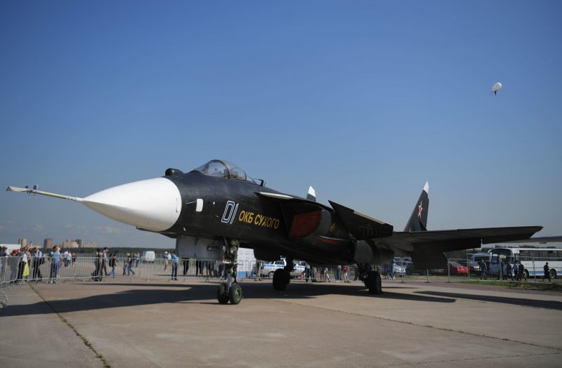 Су47 Беркут съемка на Макс Жуковский