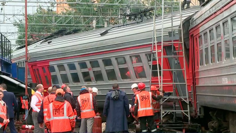 Столкновение на Курском вокзале