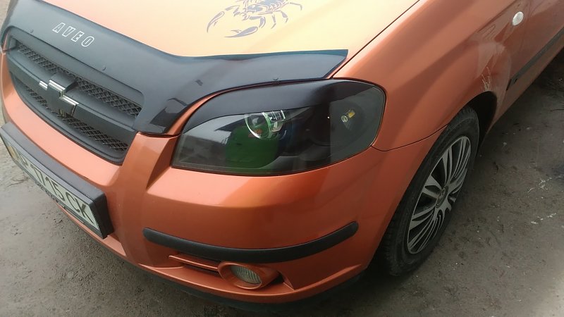 Линзы на Шевроле Авео т250