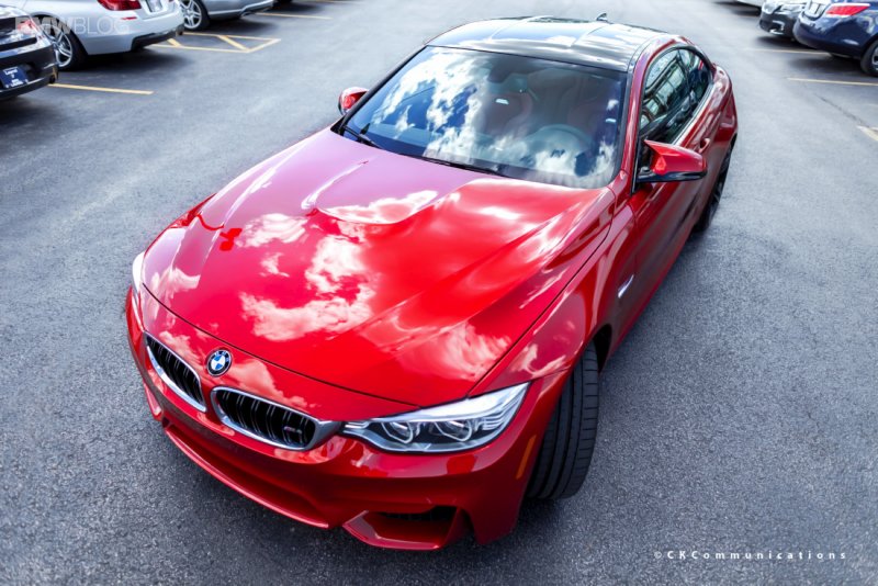 BMW m4 Metallic Orange