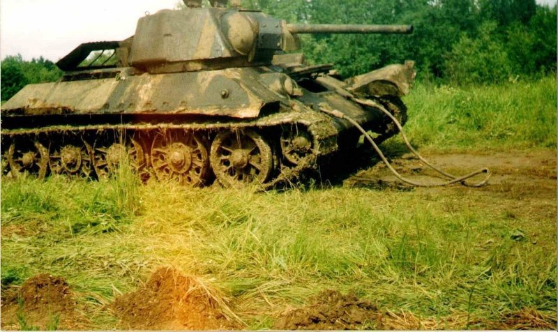 Эстония т34 из озера
