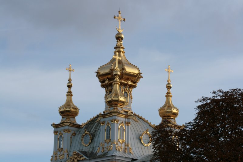 Церковный корпус Петергофа в 1914