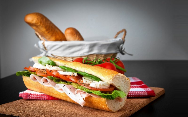 Легкая закуска сэндвич Аэрофлот