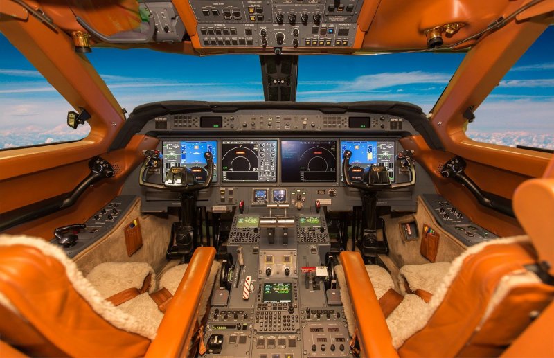 Gulfstream g550 кабина