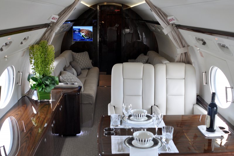 Самолет Гольфстрим g500 салон