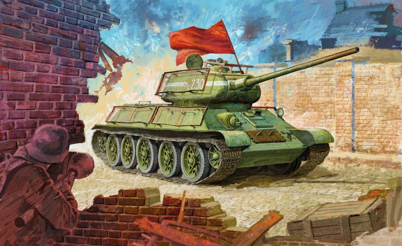Тигр против т 34