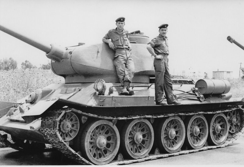 Танк т-34.85 в Чехословакии