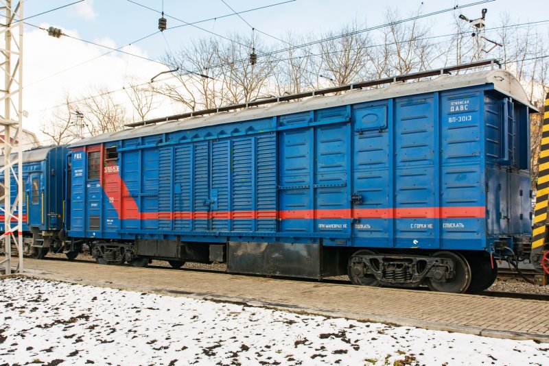 Крытыйвагонвостановительного поезда