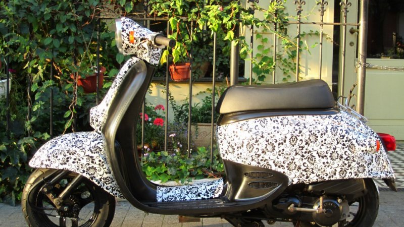 Honda giorno af24 покраска