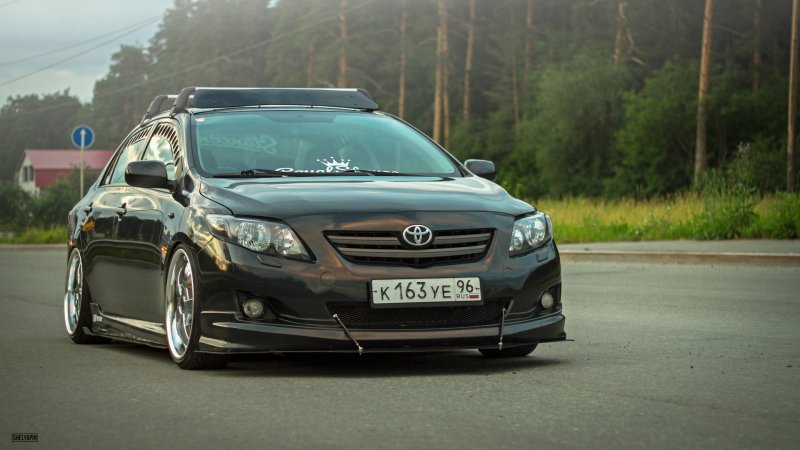 Toyota Corolla e150 stance