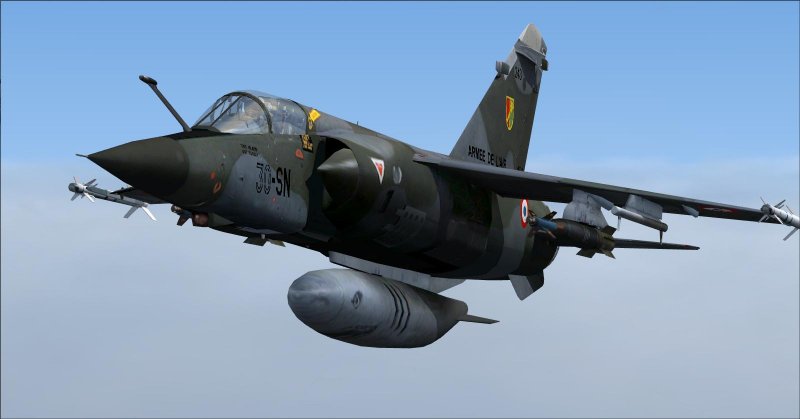 Французский самолет Mirage f1