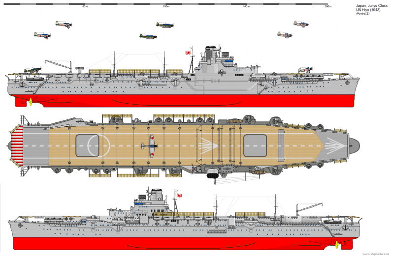 Затонувший авианосец USS Saratoga.