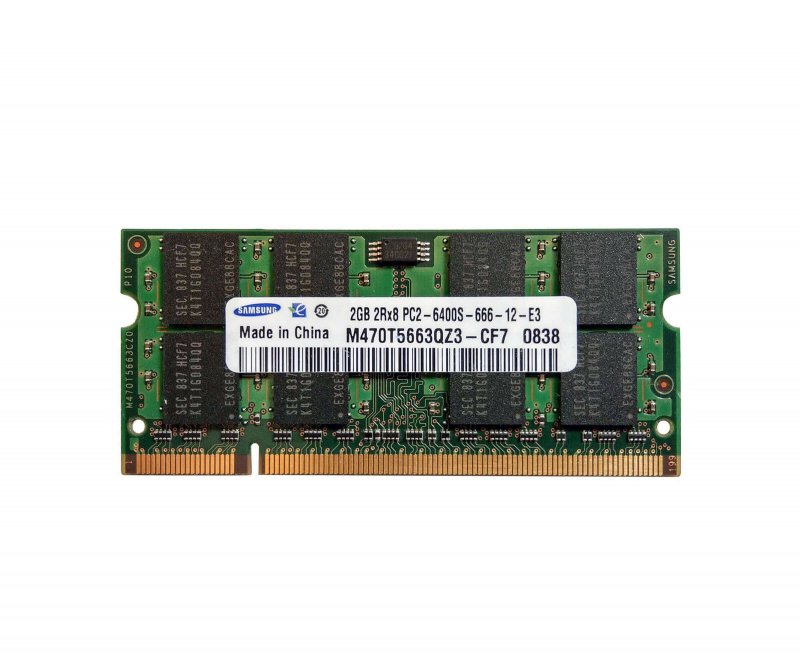 Модуль памяти Samsung 2gb pc2-6400 2rx16 so-DIMM ddr2 800mhz
