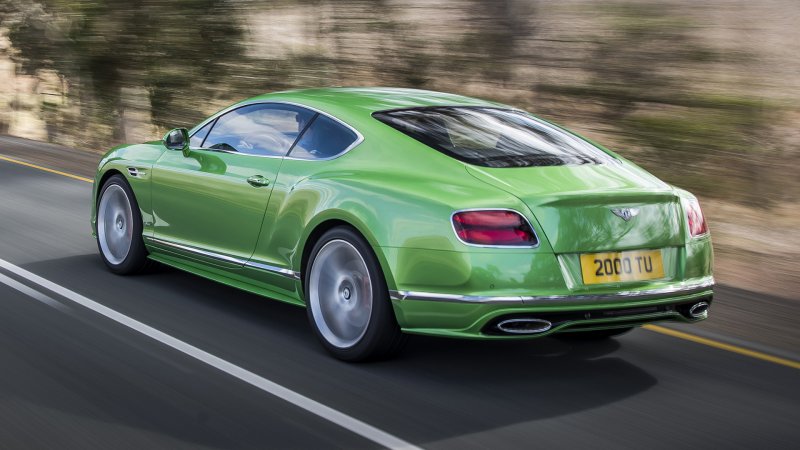 Bentley Continental gt зеленый