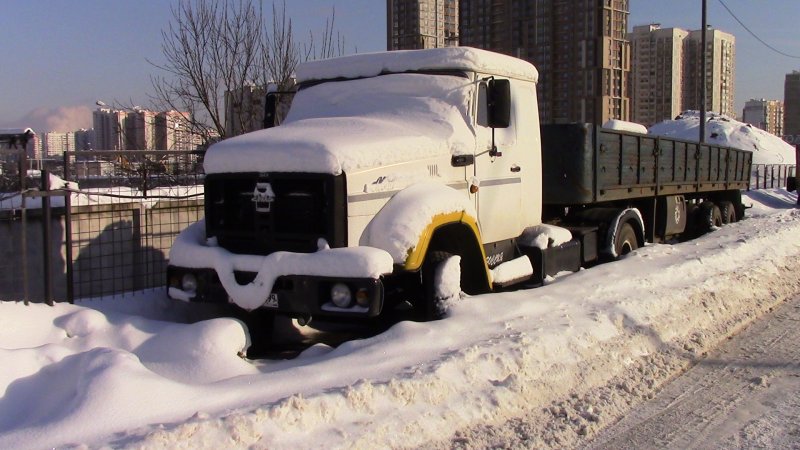 ЗИЛ 130 в1 с полуприцепом