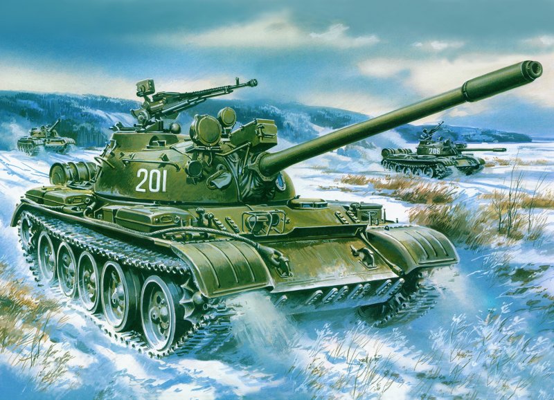 Танк т-55 модель