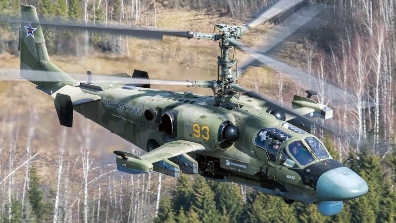 Военный вертолет ка 52