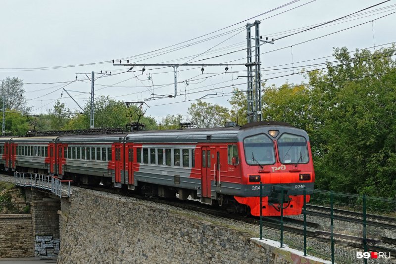 Городская электричка Пермь