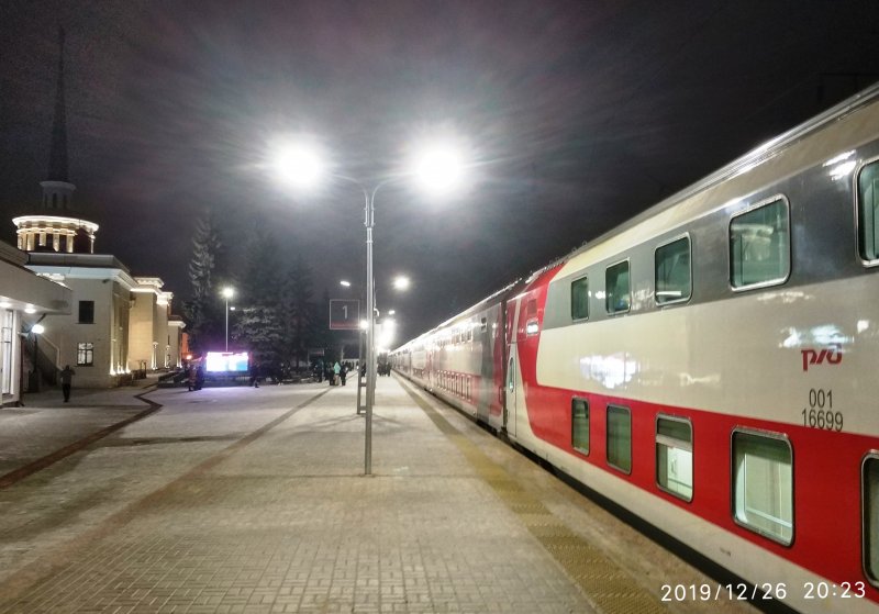 2 Этажный поезд Петрозаводск Москва