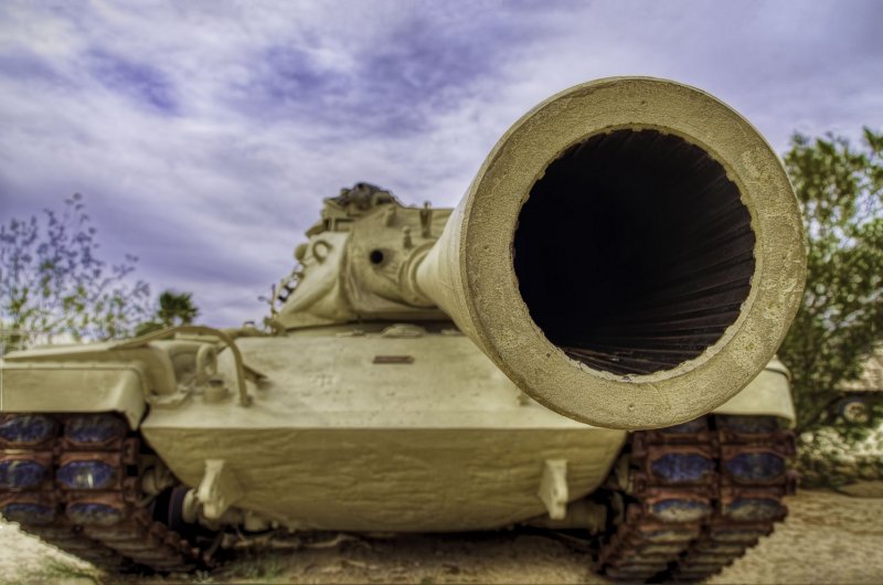 Дуло танка т-34