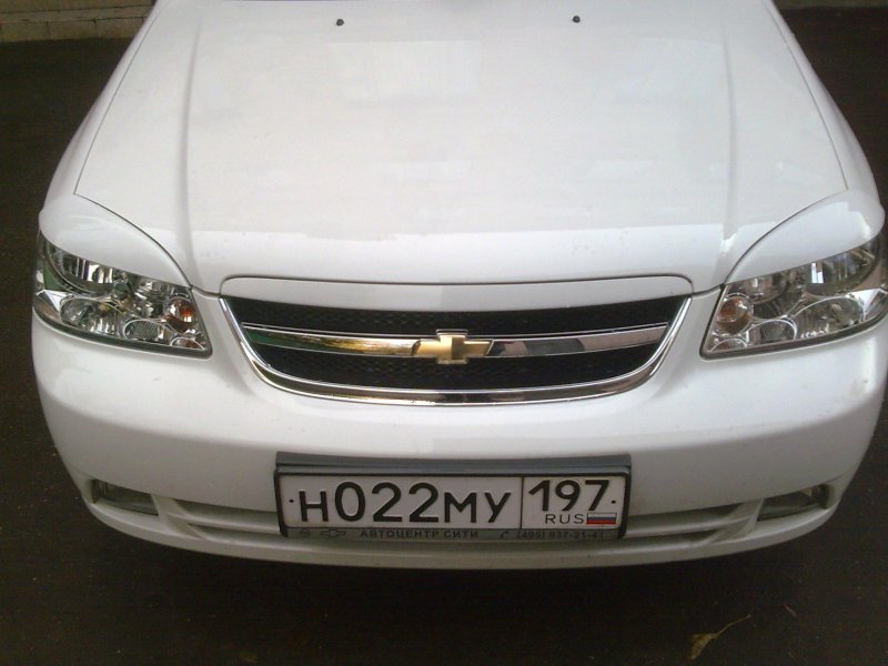 Реснички на фары Chevrolet Lacetti