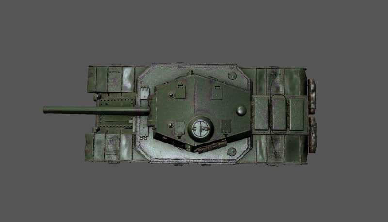 Японский танк Type 5 Heavy сбоку