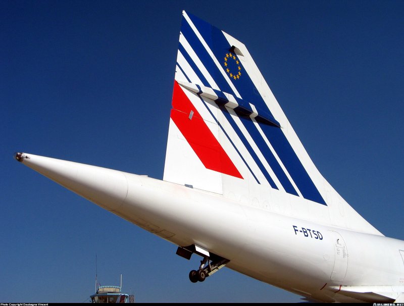 Конкорд сверхзвуковой самолёт Air France