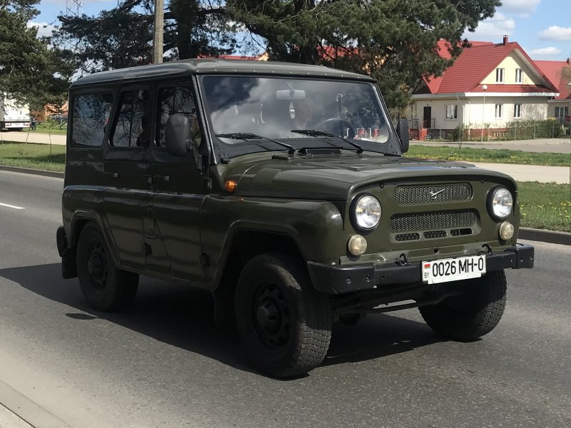 УАЗ 3151 на военных Мостах