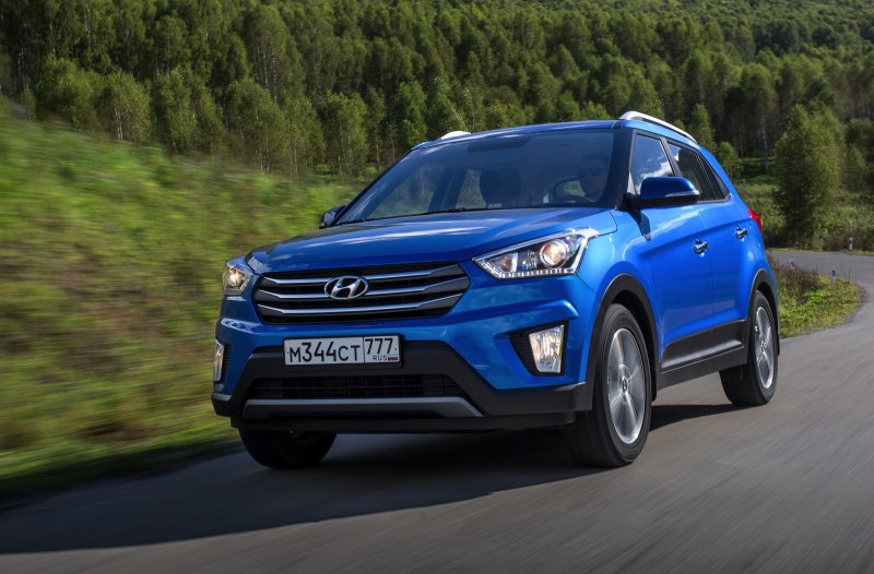 Hyundai Creta синий