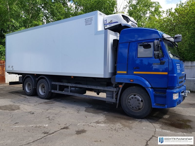 КАМАЗ 65115 С полуприцепом рефрижератором