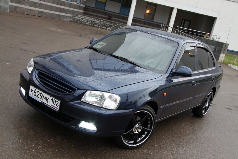Тюнингованный Hyundai Accent