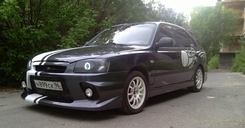 Hyundai Accent 2007 тюнинг