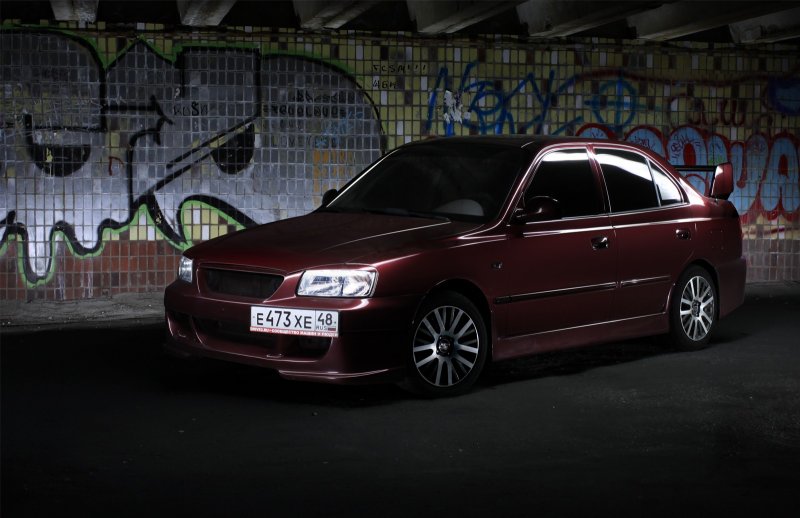 Hyundai Accent обвес