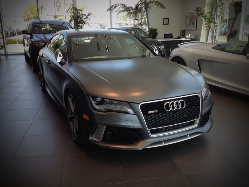 Audi a6 серый матовый