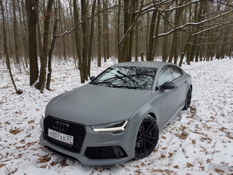 Audi rs6 серый