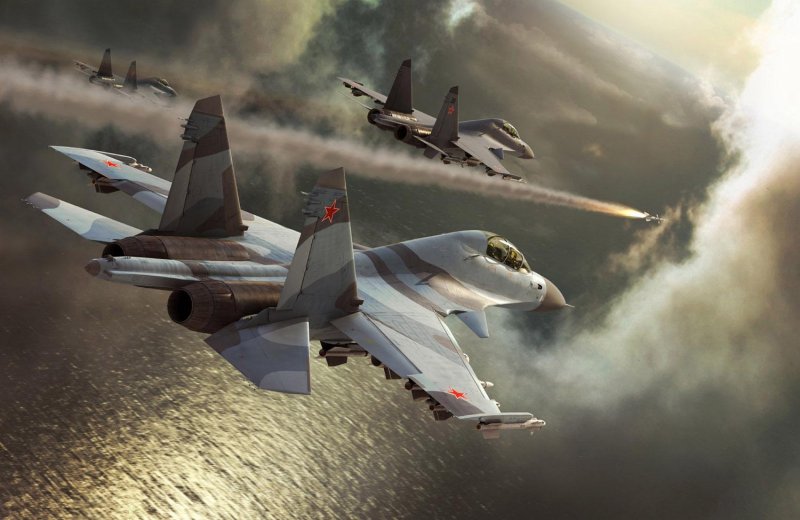 Су 35 атакует