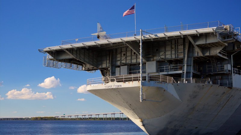 Модель корабля USS Yorktown CV-5